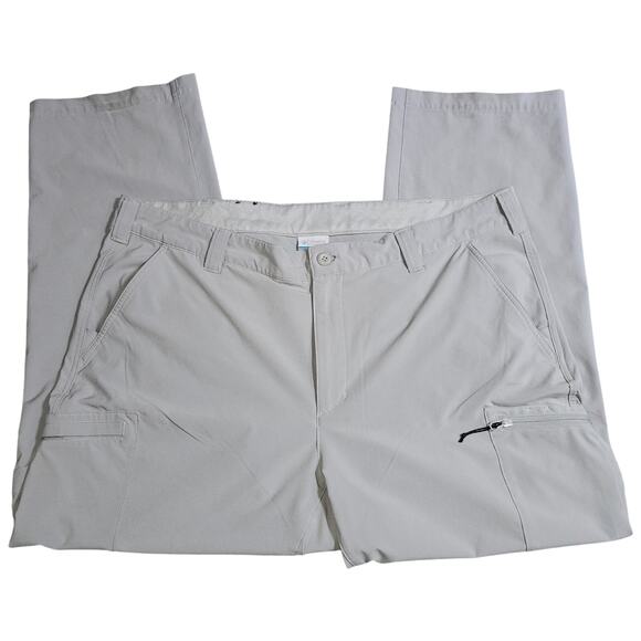Columbia Mens Gray Lightwieght Convertible Hiking Outdoor Pants 42x30 - Picture 2 of 13